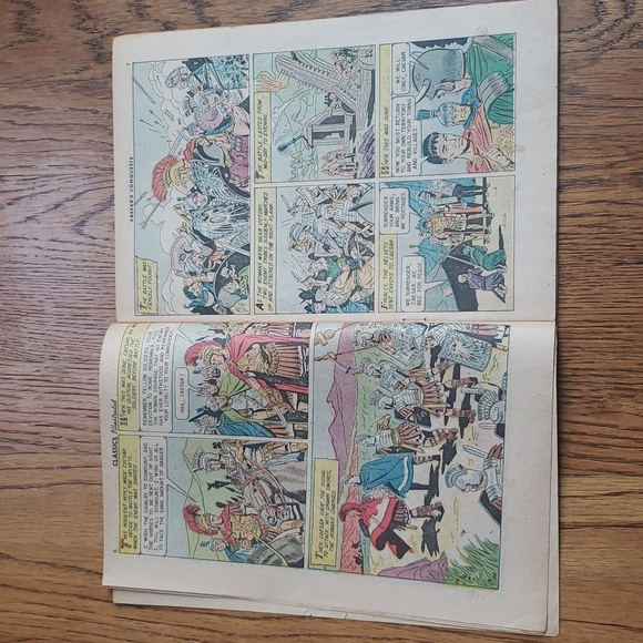 Vintage 50s Classics Illustrated No. 130 Caesar's Conquests Julius Caesar Comic - Picture 5 of 16